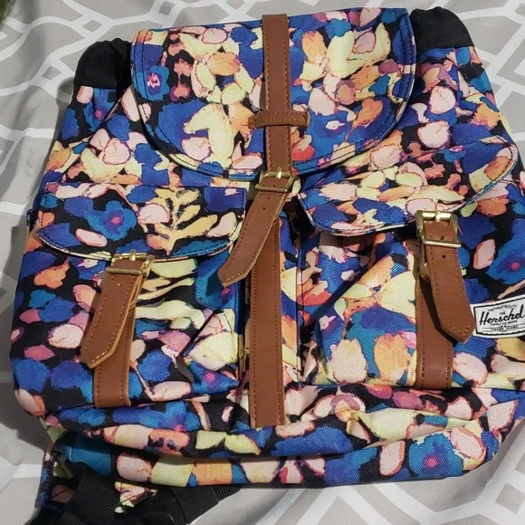 herschel backpack floral Floral Herschel Backpack Discount Herschel Supply Company Bags Herschel  Blue Floral Backpack